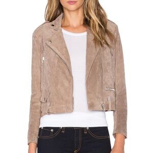 Women's Tan Suede Jacket